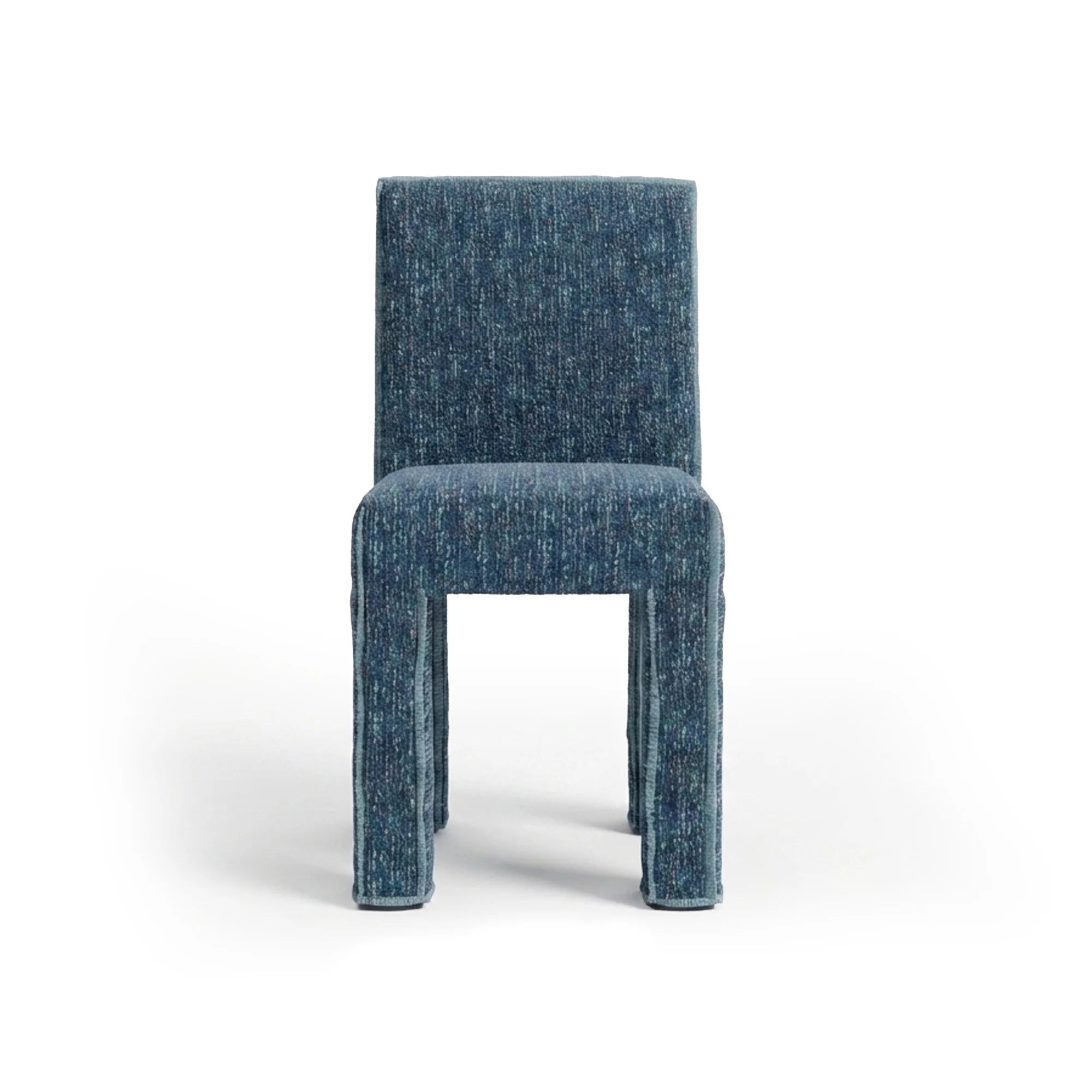 Ghost 123 Dining Chair - Glamour 5600/Fabric D (Tweed Pacific)-2