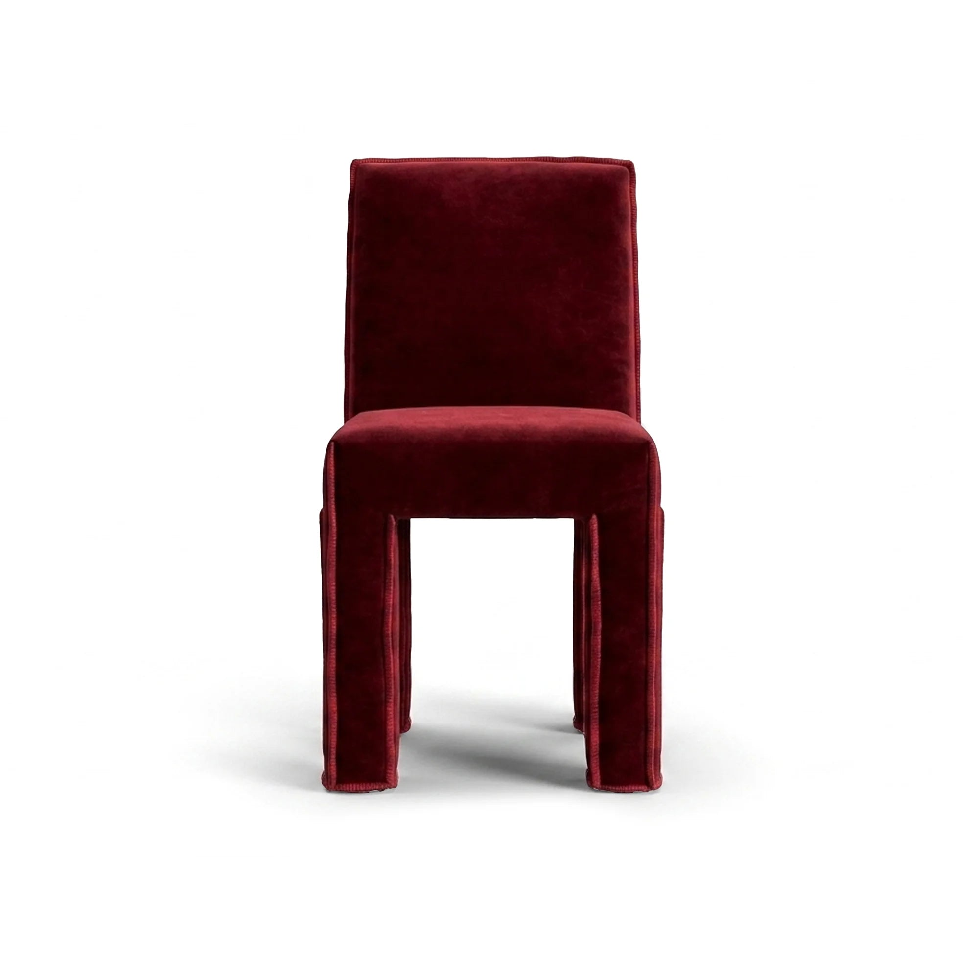 Ghost 123 Dining Chair - Rosso 7900/Fabric C (Mountains Cimone)-2