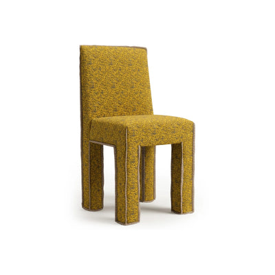 Ghost 123 Dining Chair - Tortora 1475/Fabric D (Grande Boucle Nimes)
