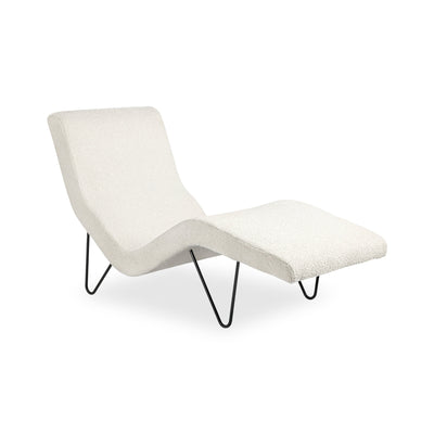 GMG 10617 Chaise Lounge - Black Matt/Fabric D (Karakorum 001 Dedar)