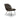 Beetle 61940 Soft Lounge Chair - Black Matt / Leather C (Smooth Leather Coffee FL2972)