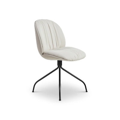 Beetle 62079 Soft Meeting Chair - Black Matt/Fabric B (Reales 001)
