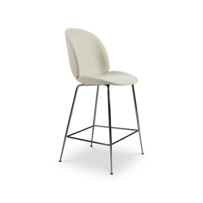 Beetle 62094 Soft Counter Chair - Black Chrome / Fabric B (Reales 001)