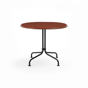 Carmel 10137218 Bistro Dining Table - Black Semi Matt/Rock Red