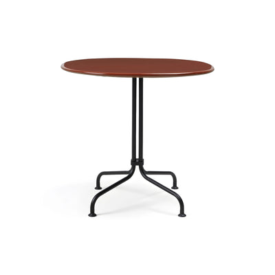 Carmel 10137220 Bistro Dining Table - Black Semi Matt/Rock Red