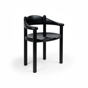 Daumiller 10128867 Dining Armchair - Brown/Black Pine