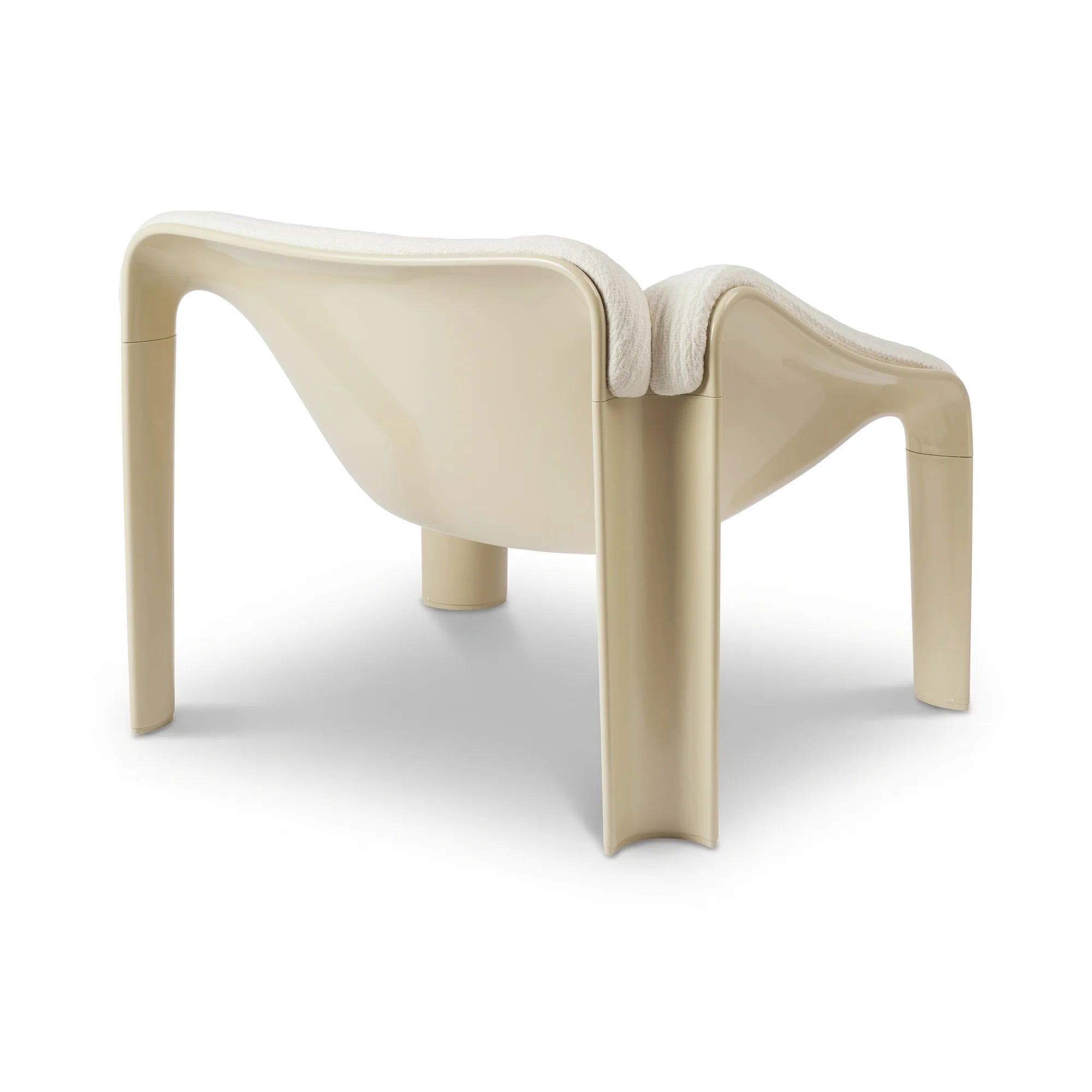 F300 Lounge Chair - Alabaster White/Fabric B (Alberobello 027)-9