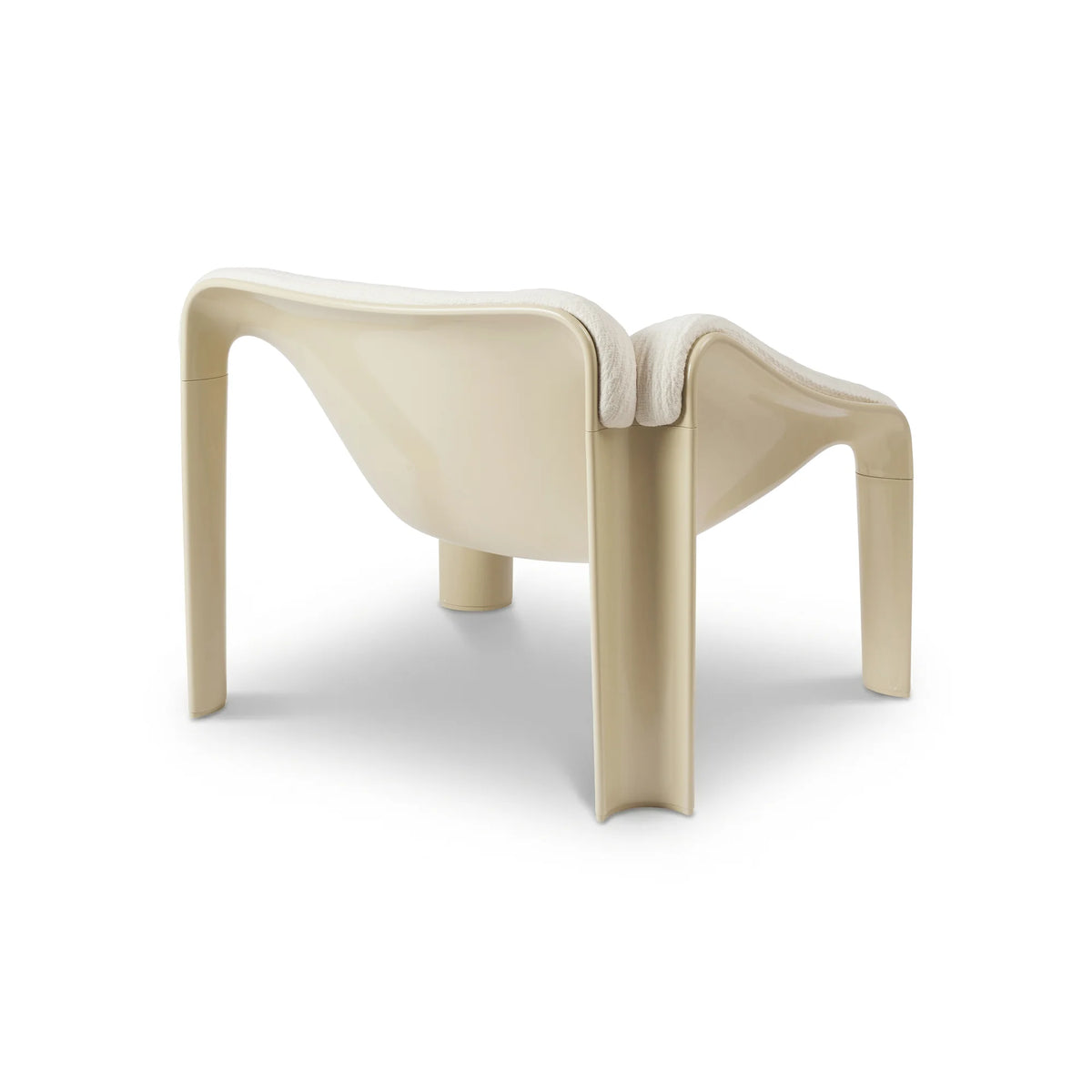 F300 Lounge Chair - Alabaster White/Fabric B (Alberobello 027)-5
