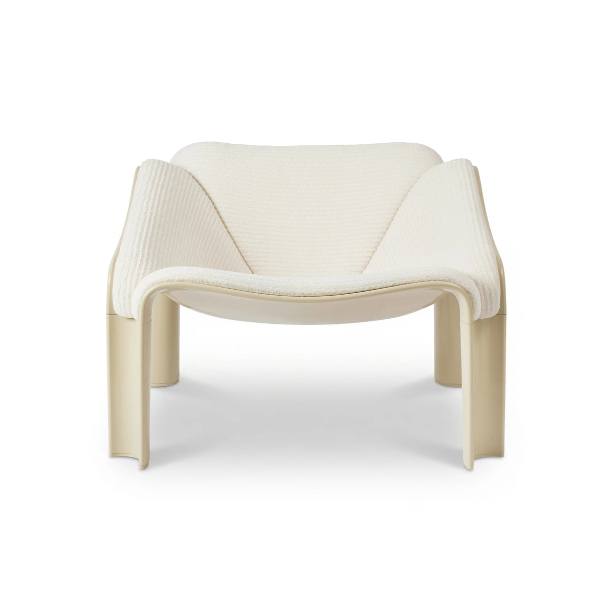 F300 Lounge Chair - Alabaster White/Fabric B (Alberobello 027)-3
