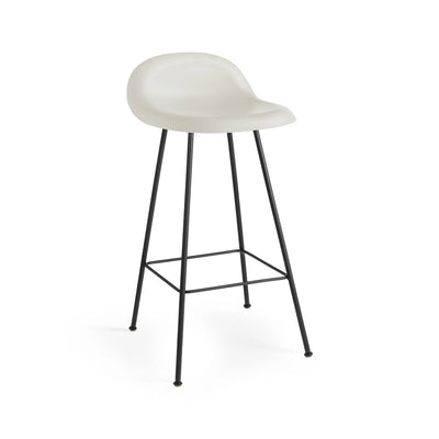 Gubi 3D 61811 Counter Stool - Black Matt / Alabaster White
