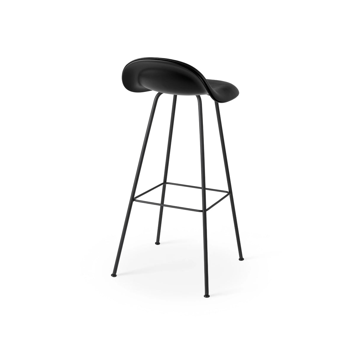 Gubi 3D 61811 Counter Stool - Black Matt / Black-3
