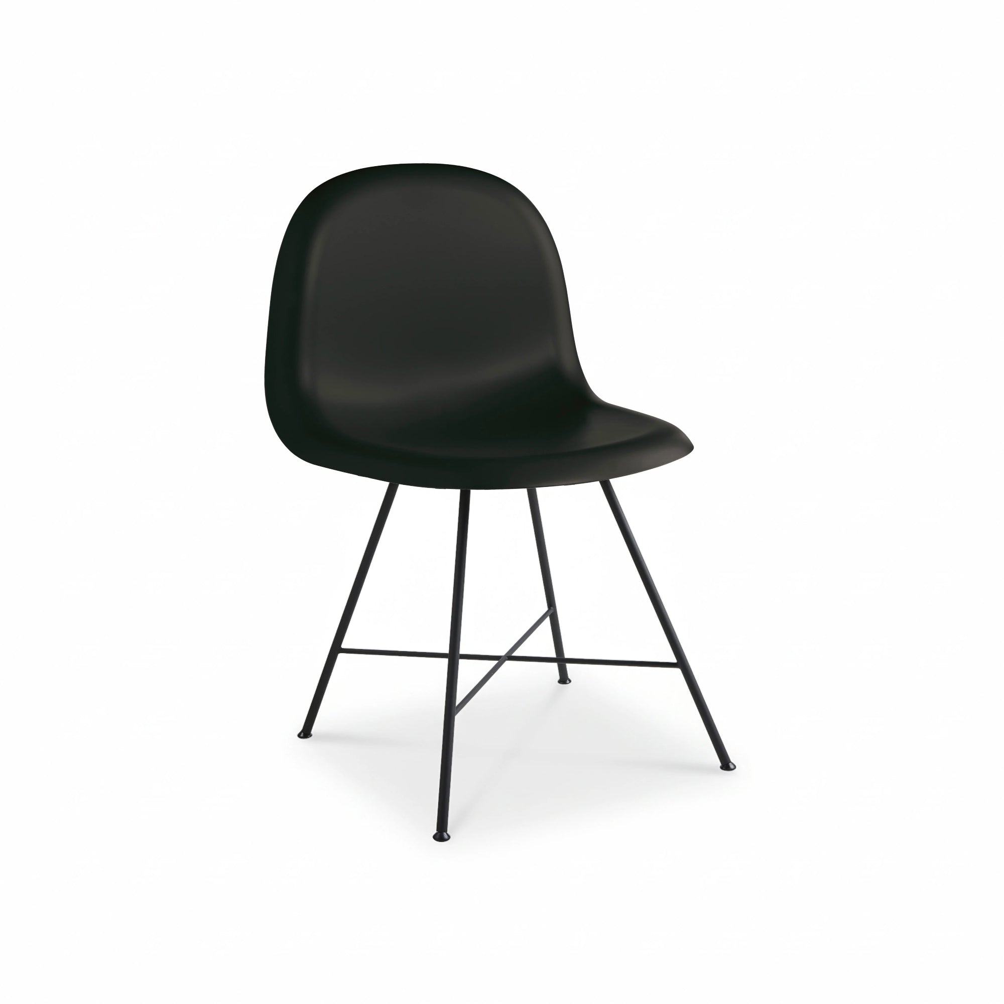 Gubi 3D 61846 Dining Chair - Black Matt/Black-1