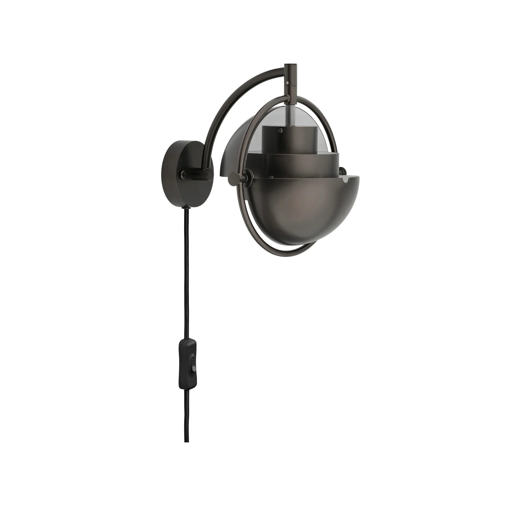 Multi-Lite Wall Lamp - Black Brass-3