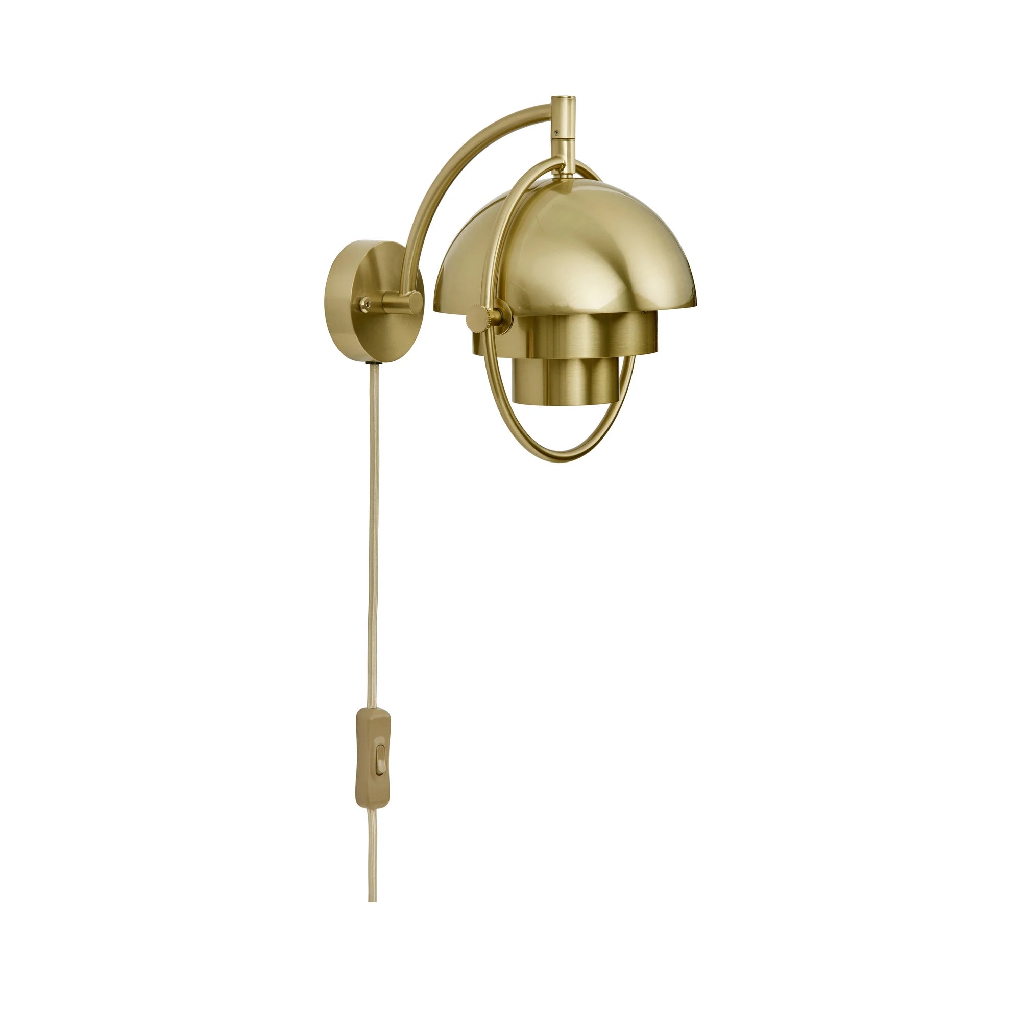 Multi-Lite Wall Lamp - Brass/Brass Shiny