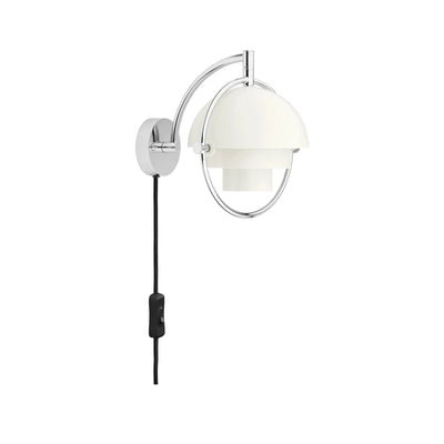 Multi-Lite Wall Lamp - Chrome/White Semi Matt