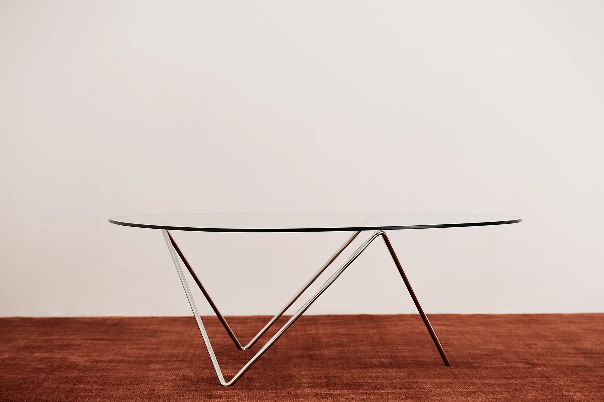 Pedrera 10116286 Coffee Table - Chrome/Transparent Glass-6