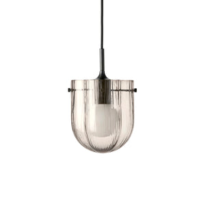 Seine Ceiling Lamp - Antique Brass/Smoke