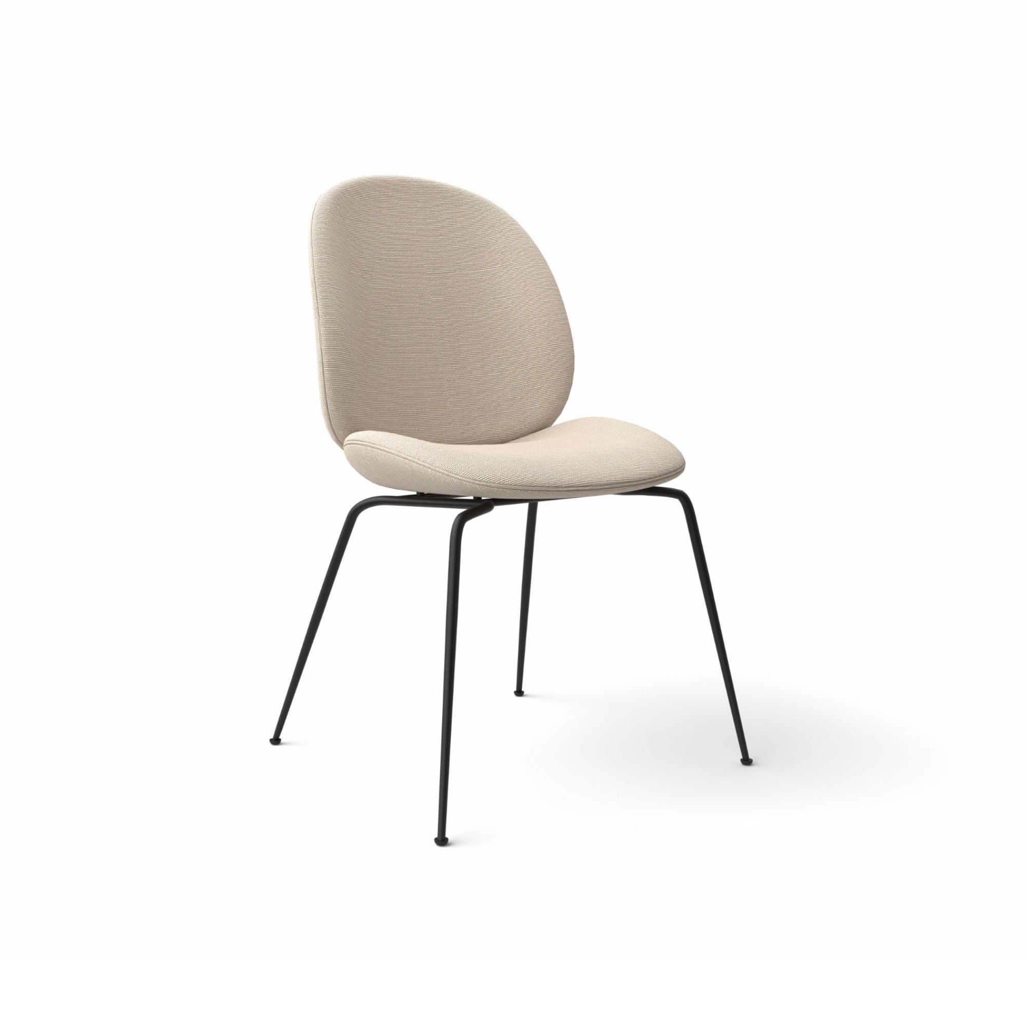 Beetle 10249 Dining Chair - Black Matt/Fabric A (Hot Madison Reboot 497)