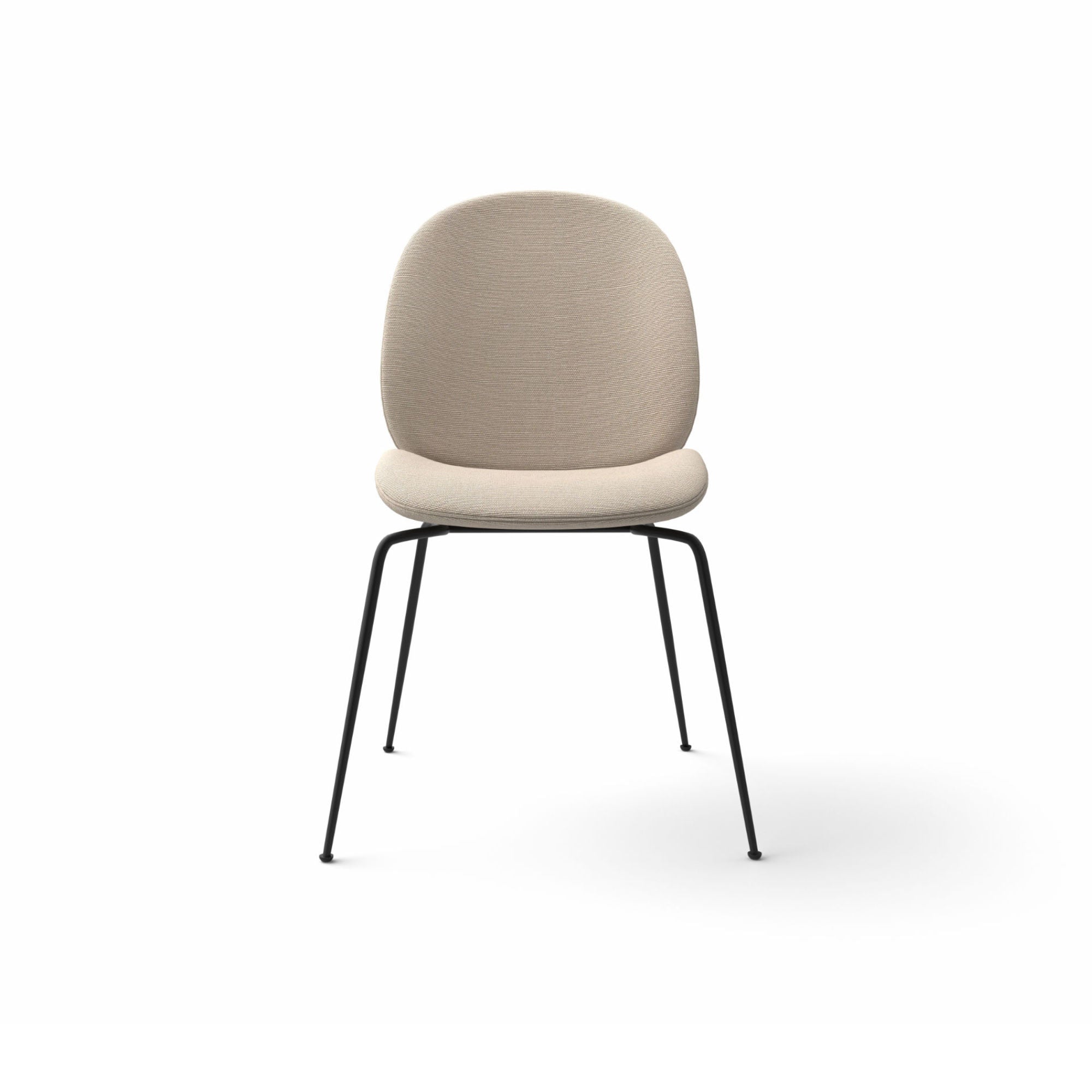 Beetle 10249 Dining Chair - Black Matt/Fabric A (Hot Madison Reboot 497)