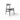 كرسي طعام Gent 10616 - خشب رمادي مصبوغ باللون الأسود، طلاء نصف لامع/قماش B (Remix 3 123)