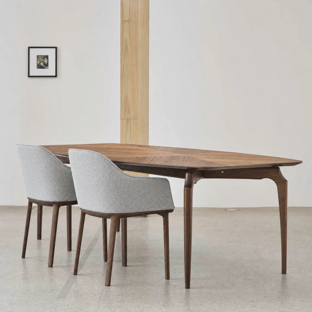 Gaulino Dining Table – 240x120x74 / Wood (Walnut)-2