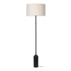 Gravity 10012236 Floor Lamp - Blackened Steel/Canvas