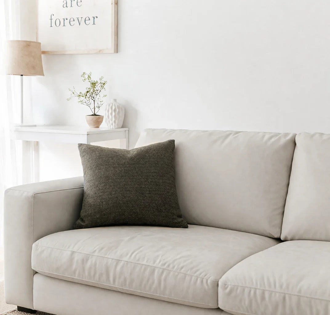 Grey Square Cushion - S