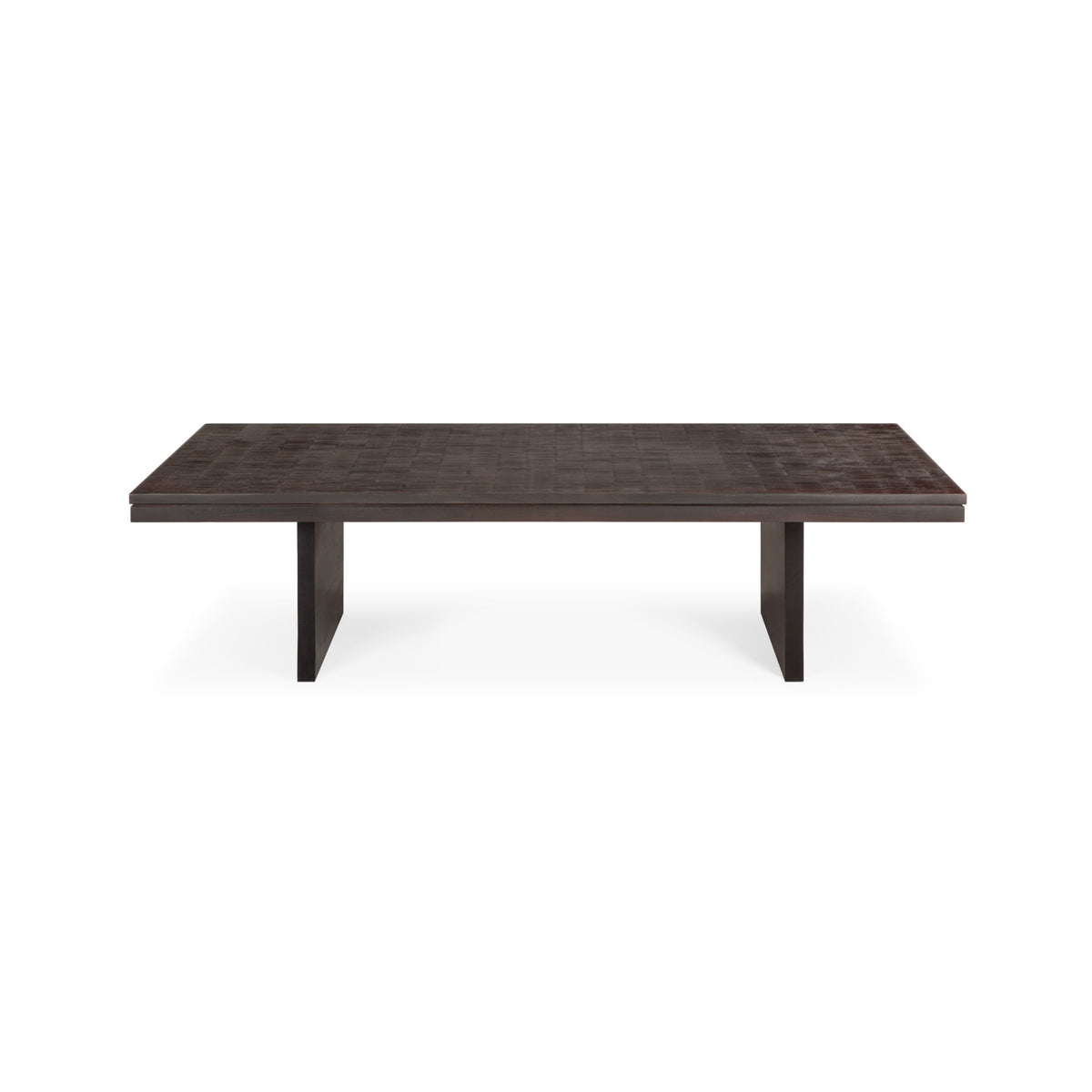 Grooves 12257 Coffee Table - Teak Off Black-3