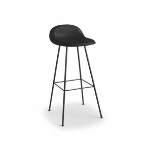 Gubi 3D 61809 Barstool - Black Matt / Black