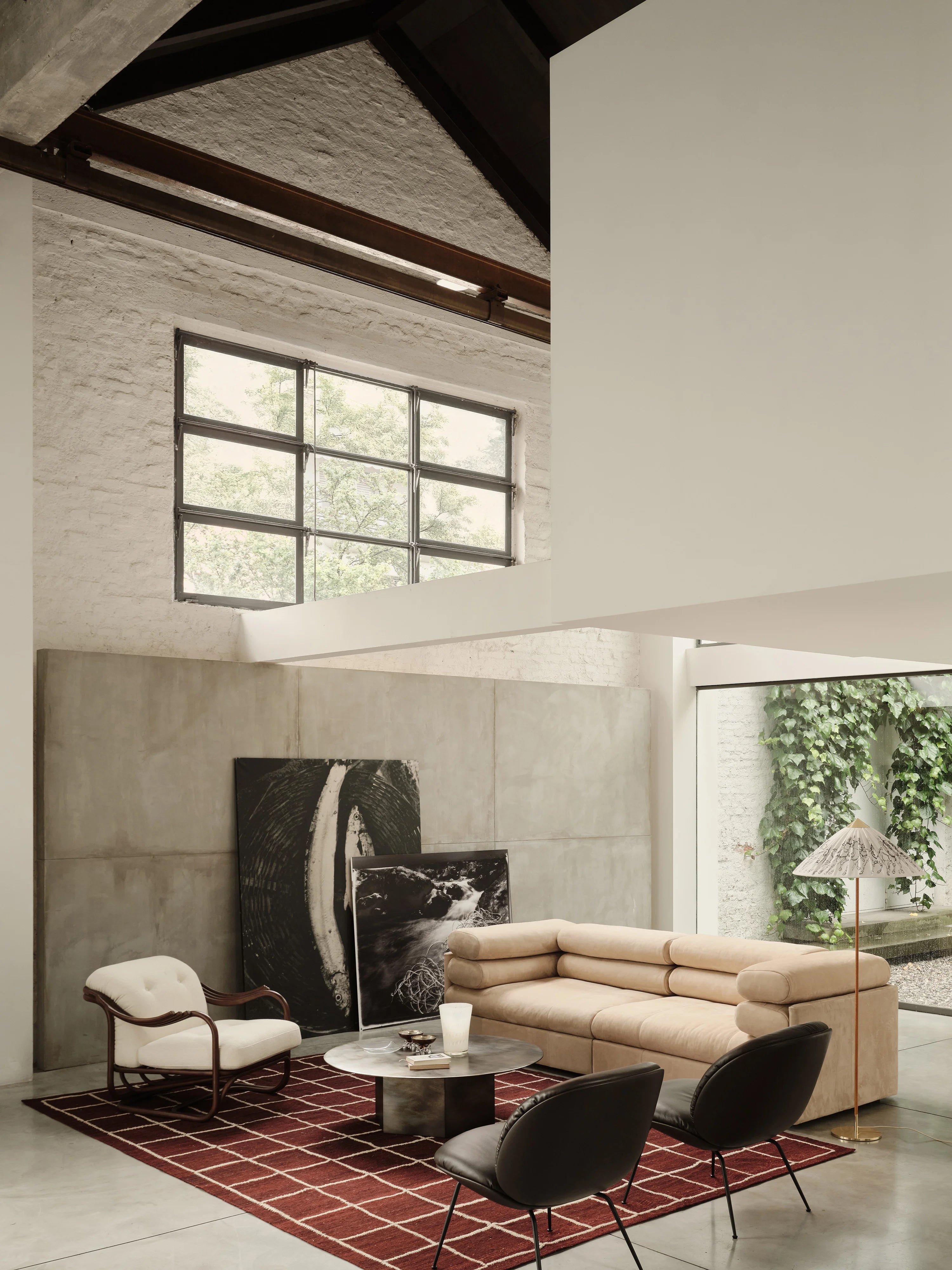 Beetle 61940 Soft Lounge Chair - Black Matt / Leather C (Smooth Leather Coffee FL2972)-8