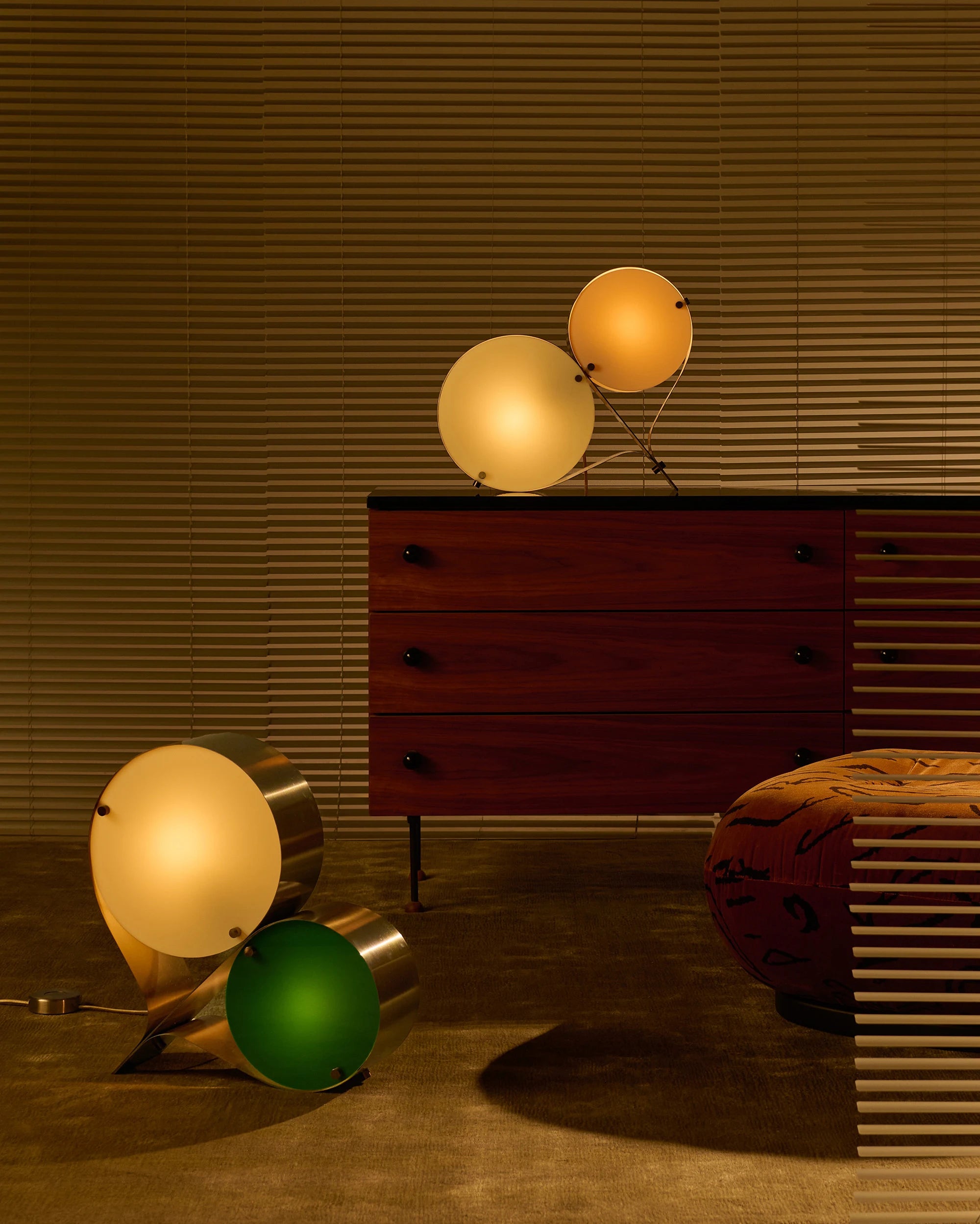 Coppia Table Lamp - Ivory/Clover