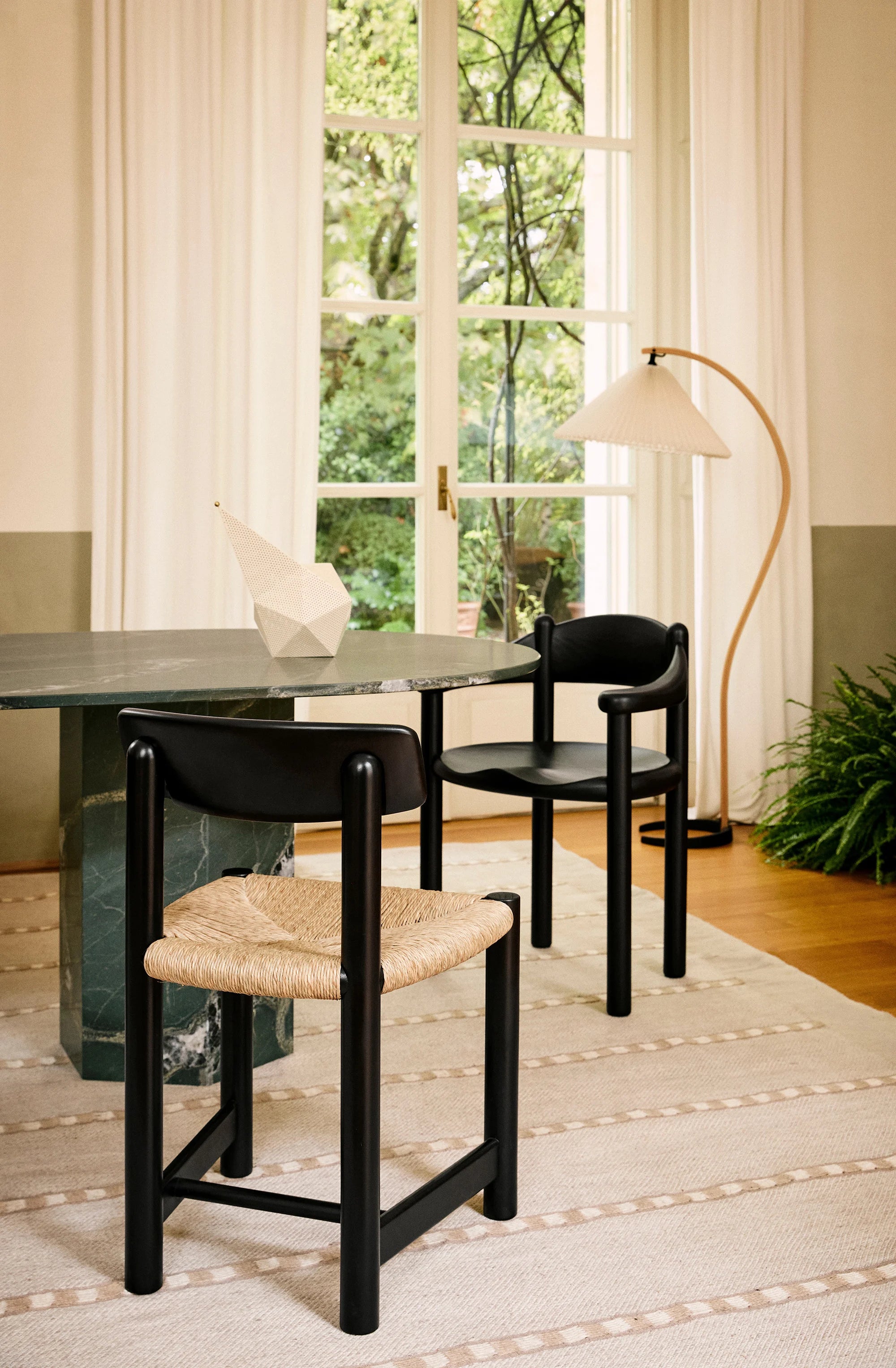 Daumiller 10135546 Dining Chair - Brown/Black Pine-4