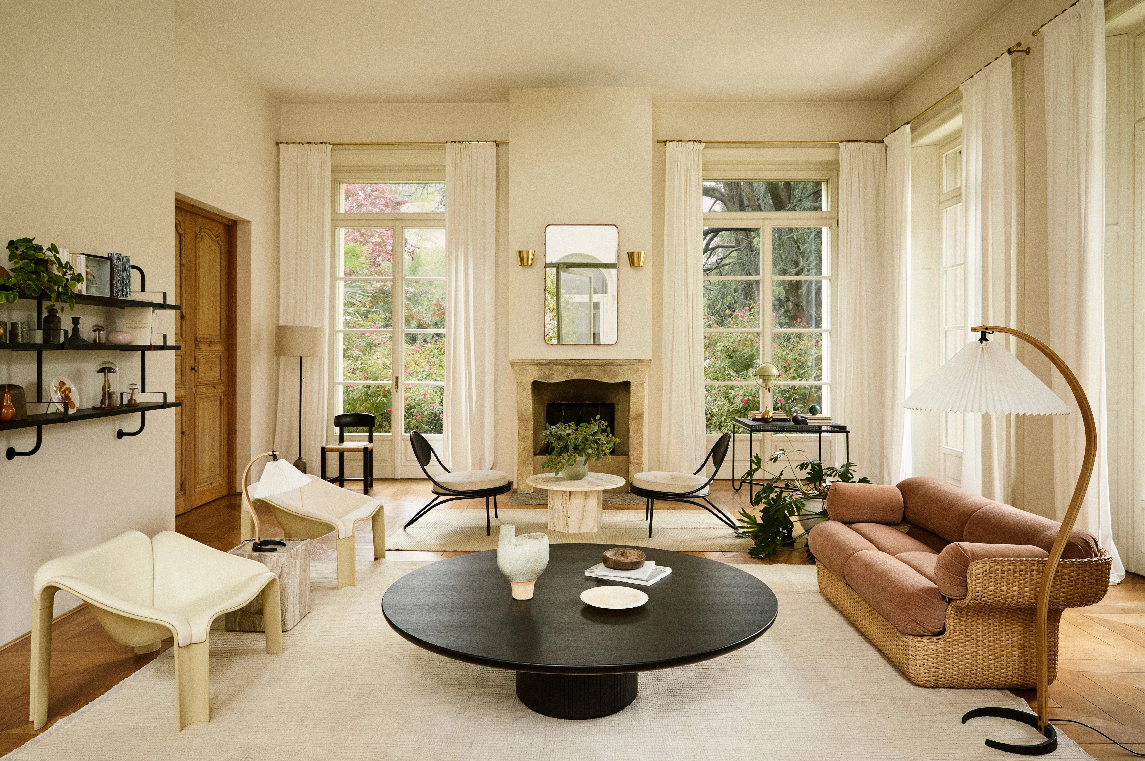 F300 Lounge Chair - Alabaster White/Fabric B (Alberobello 027)-11