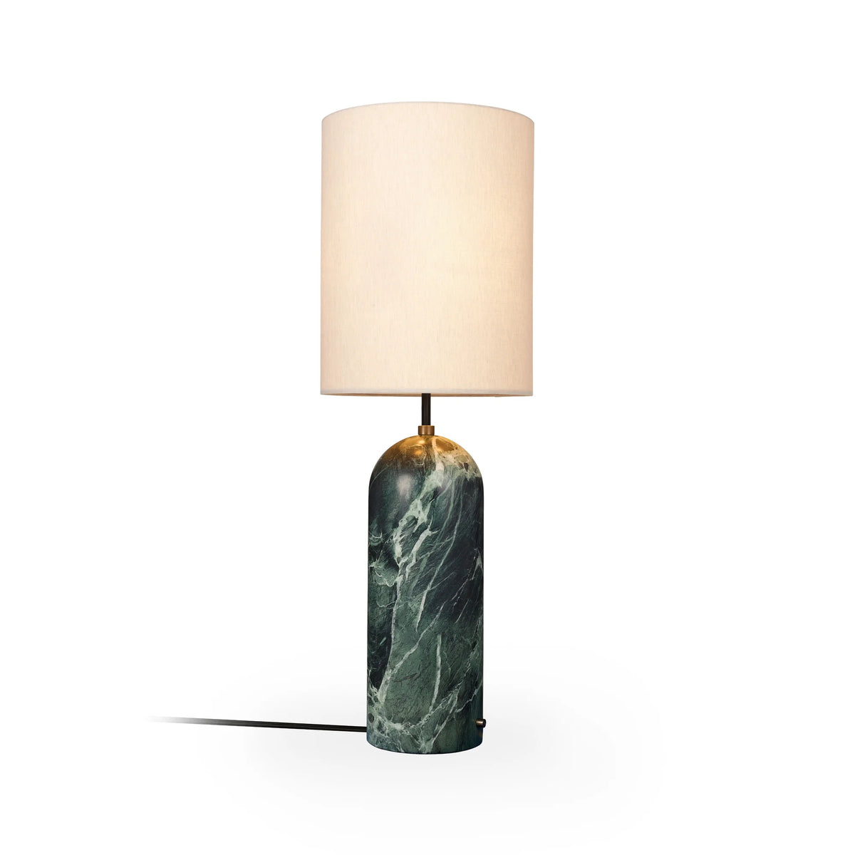 Gravity 10151178 XL High Floor Lamp - Emerald Marble/Canvas-4