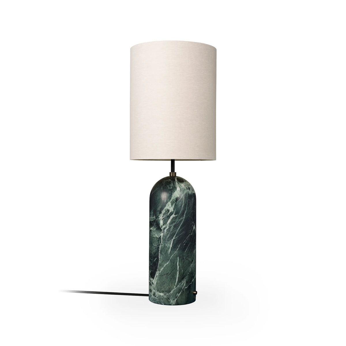 Gravity 10151178 XL High Floor Lamp - Emerald Marble/Canvas