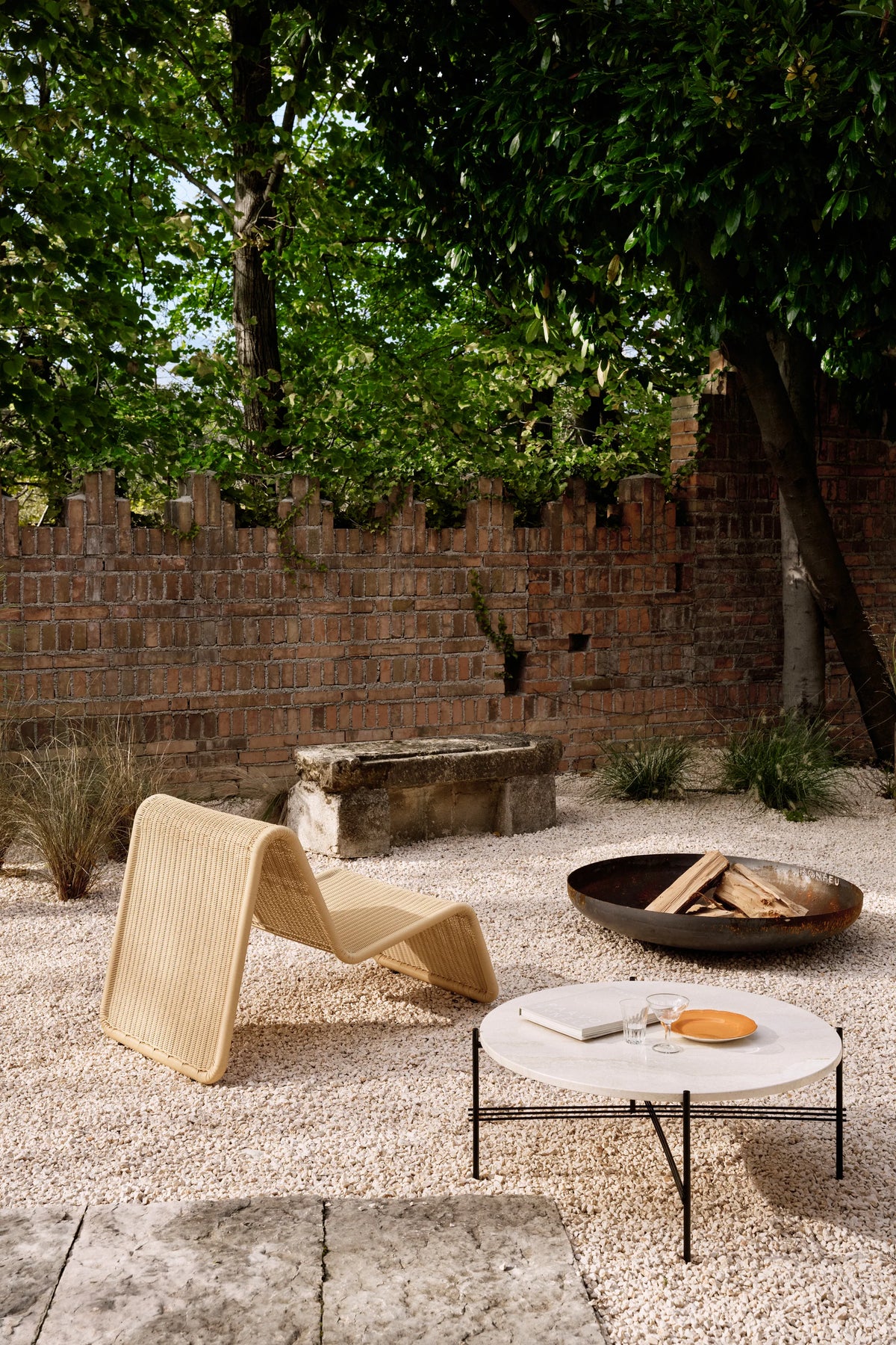 P3 Outdoor Lounge Chair - Natural Tone-6