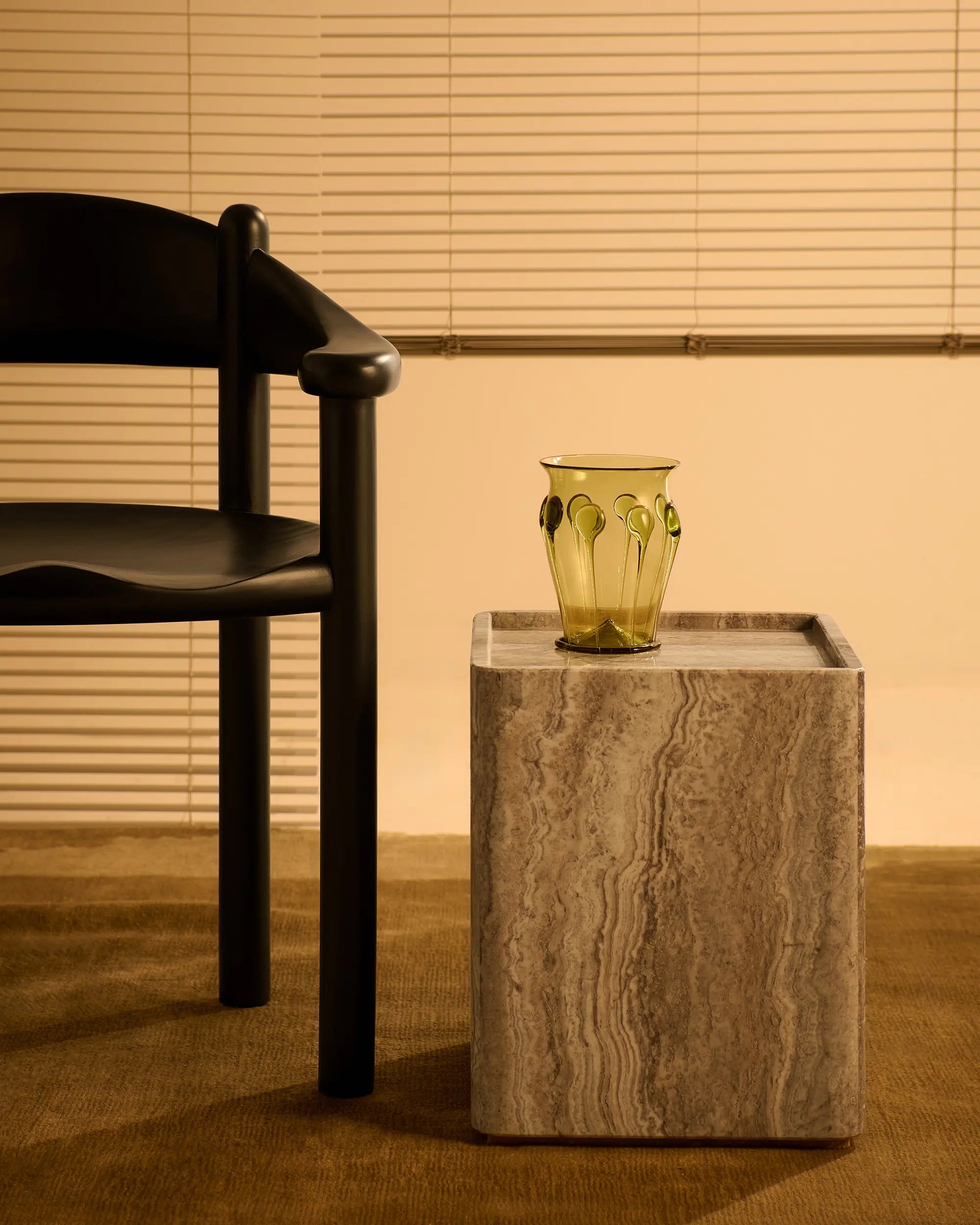 Pietra Small Side Table - Lively Sepia