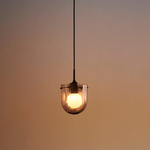 Seine Ceiling Lamp - Antique Brass/Smoke