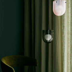 Seine Ceiling Lamp - Antique Brass/Coral