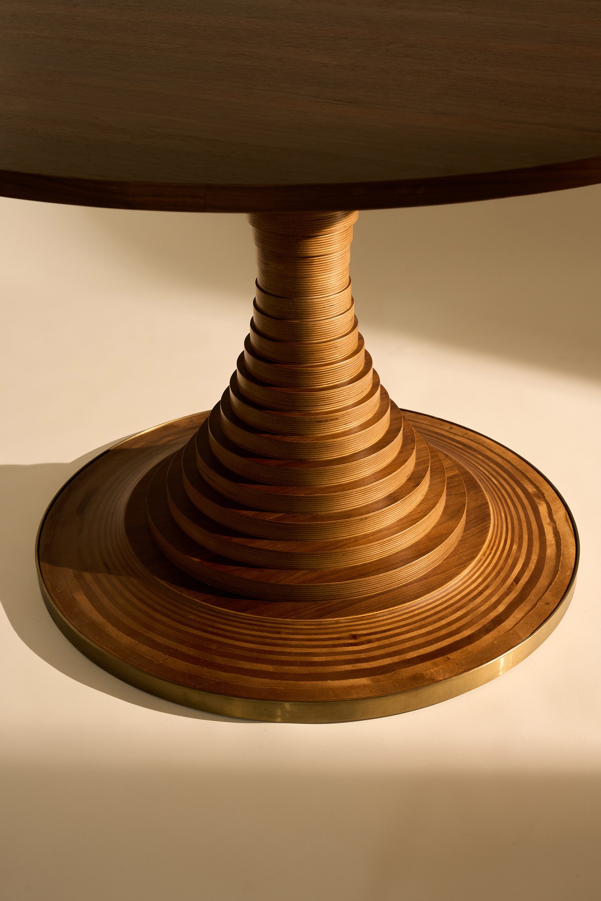 Tavolo A Dischi 150 Dining Table - American Walnut-6