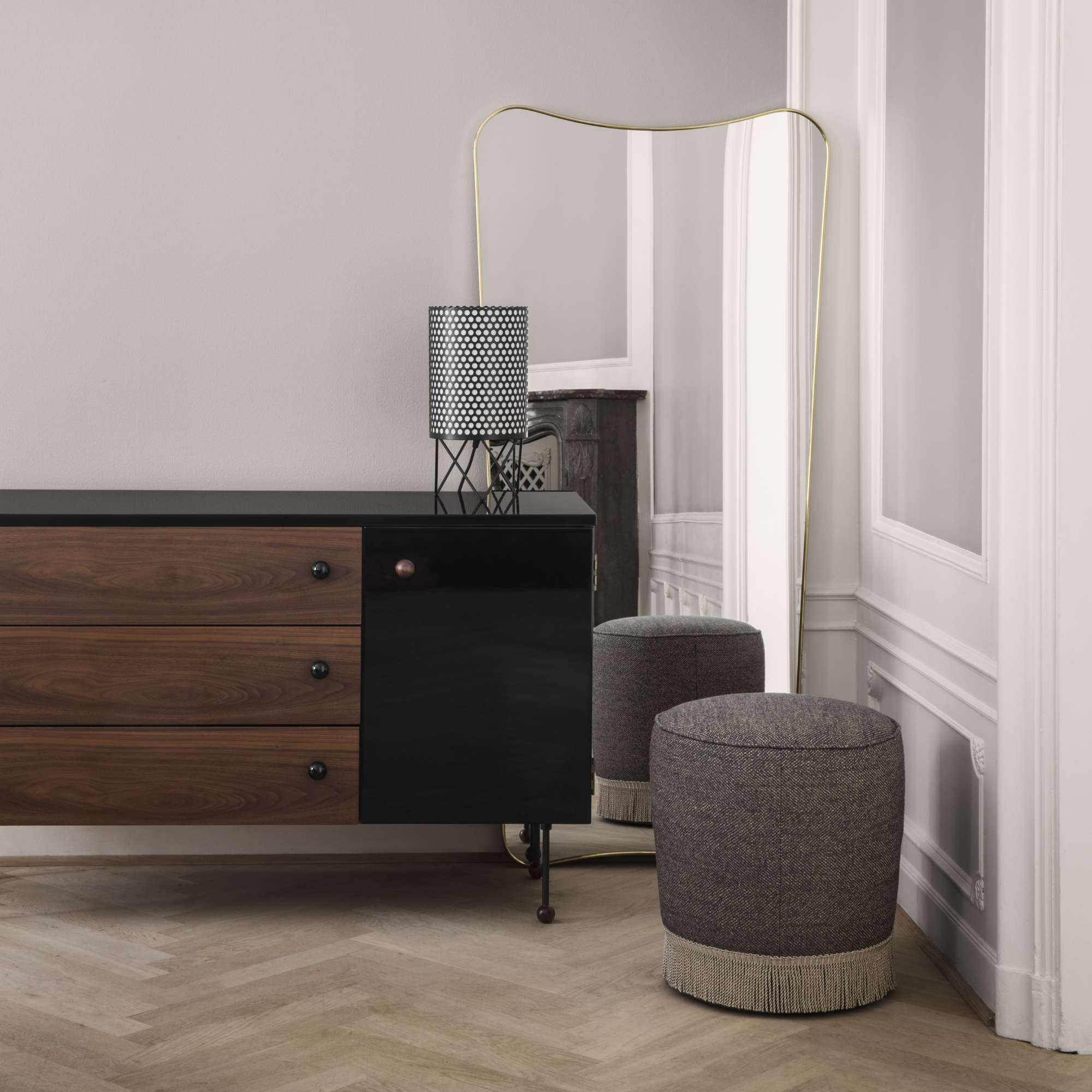 Gubi 10808 Pouf - Velvet B (Velvet 2 4960)-2