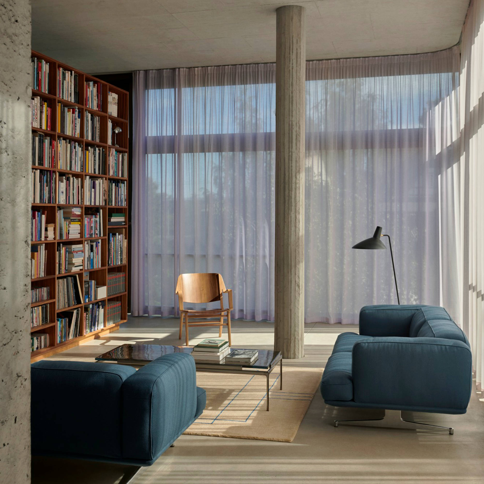 Ax HM11 Armchair - Oak/Walnut-4