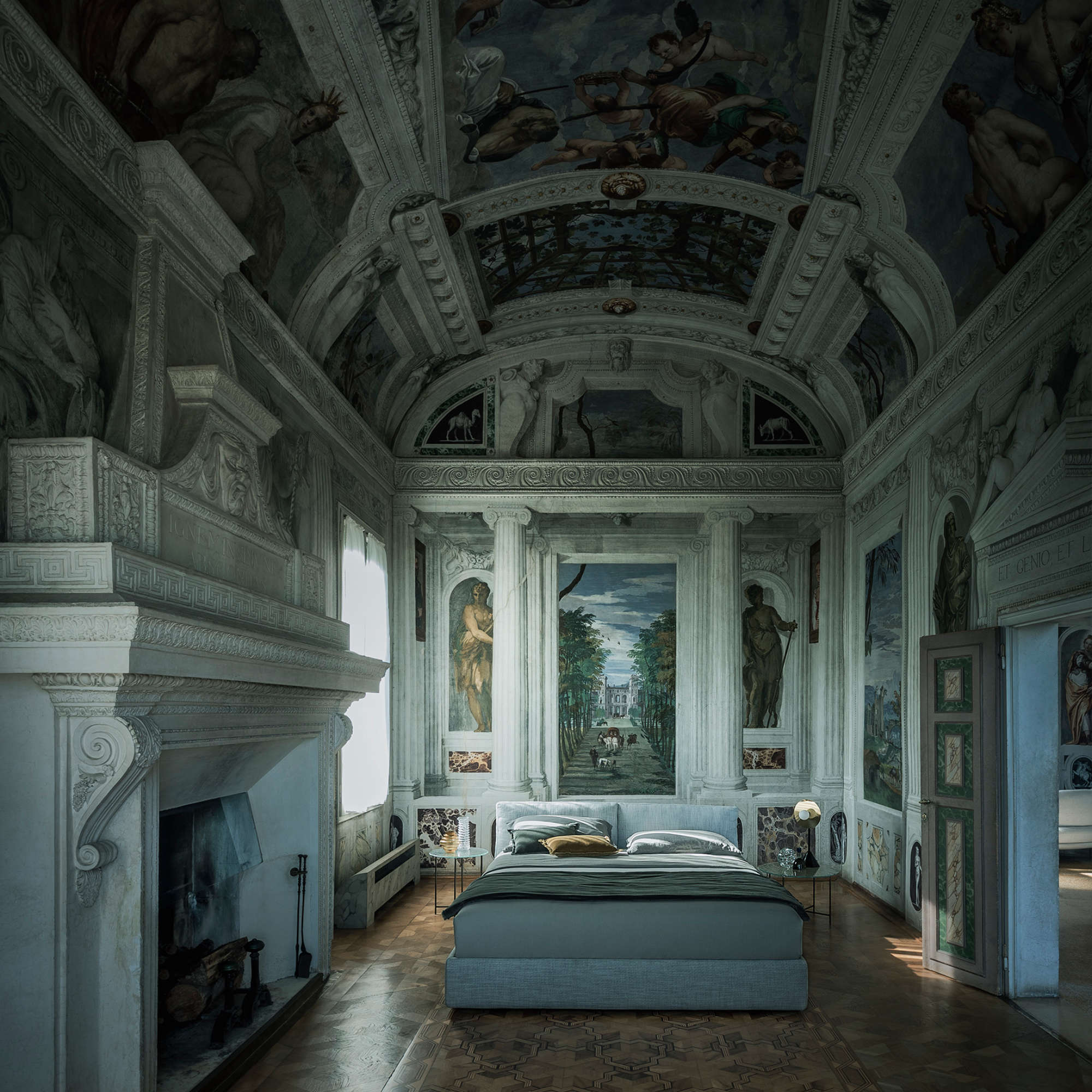 Hab 160 Bed - Fabric G (Sarafina 06 Perla)-4