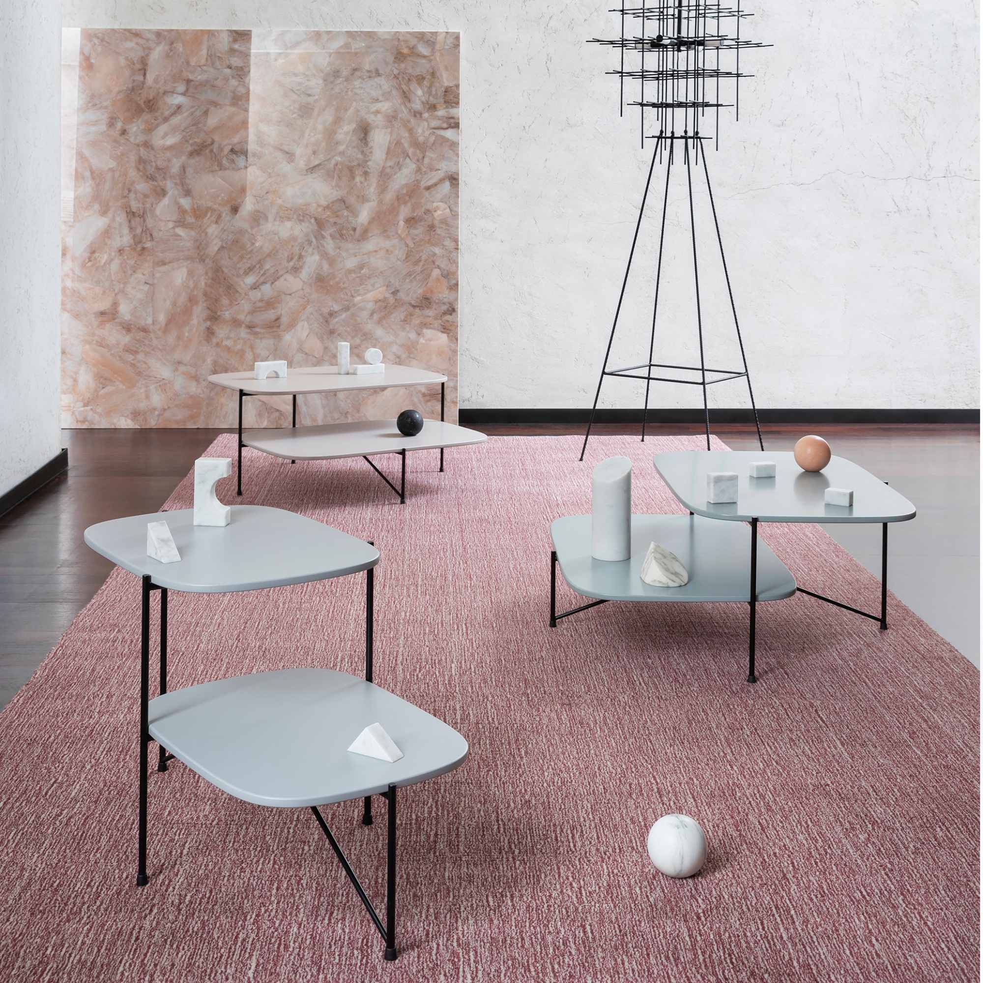 Haiku Coffee Table - Mud Cream-2
