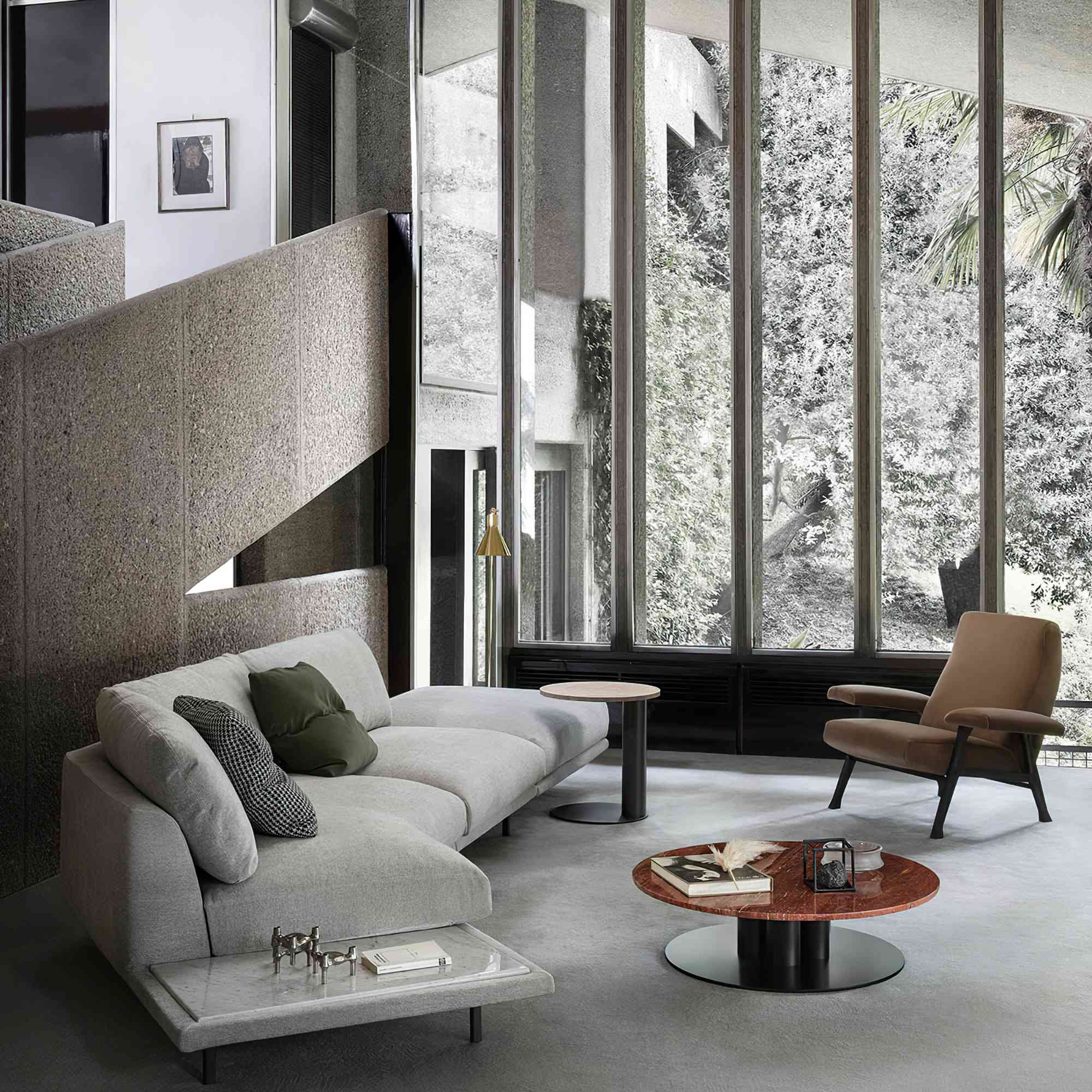 Hall 3500 Armchair - Wenge/Velvet T4 (Mistral 05)-4