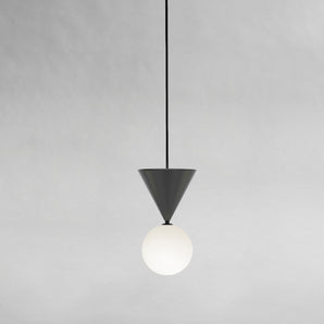 Harlequin Cone Up Pendant Lamp - Black