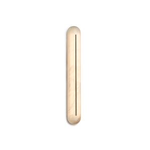 Hepworth Tall Wall Lamp - Antique Bronze/Honed Alabaster