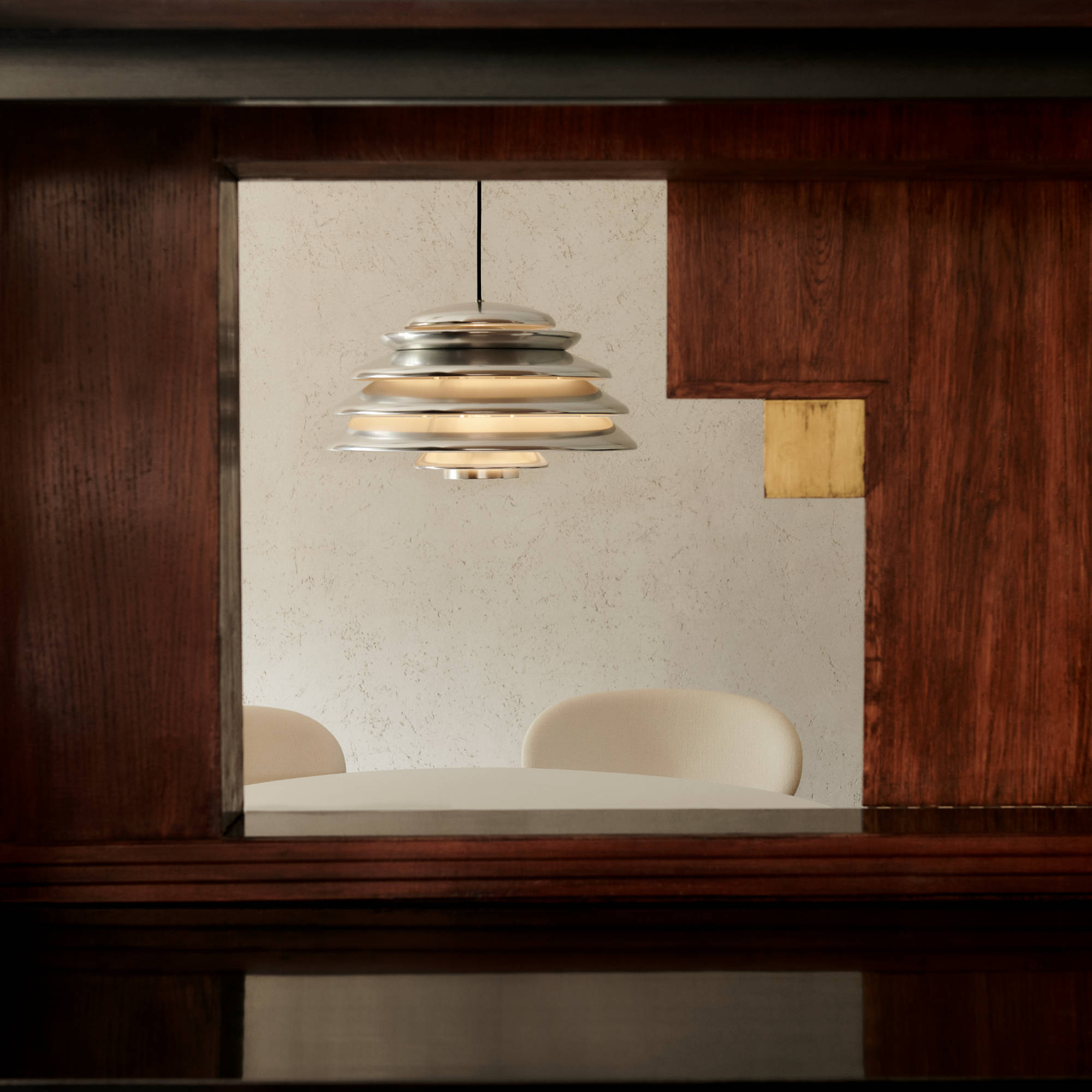 Hive 48 Pendant Lamp - Polished Aluminium-4