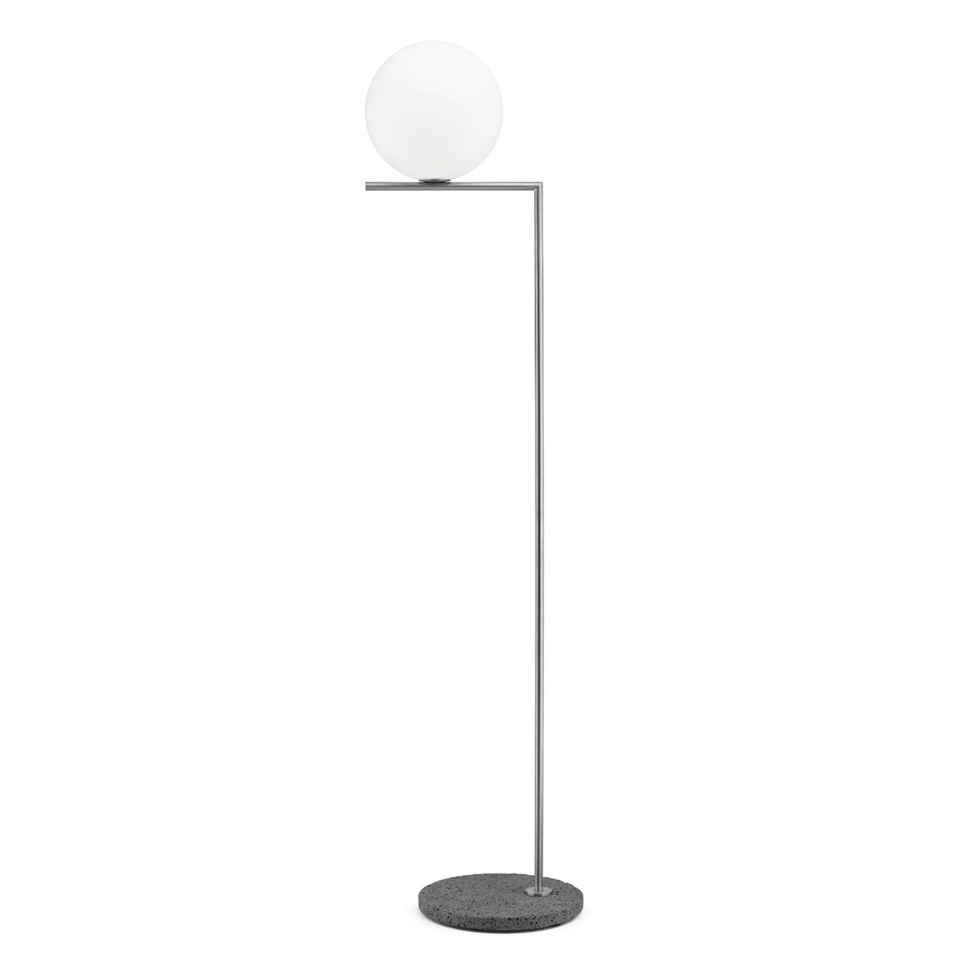 IC Lights 2 Outdoor Floor Lamp - Occhio Di Pernice/Brushed Stainless Steel-1