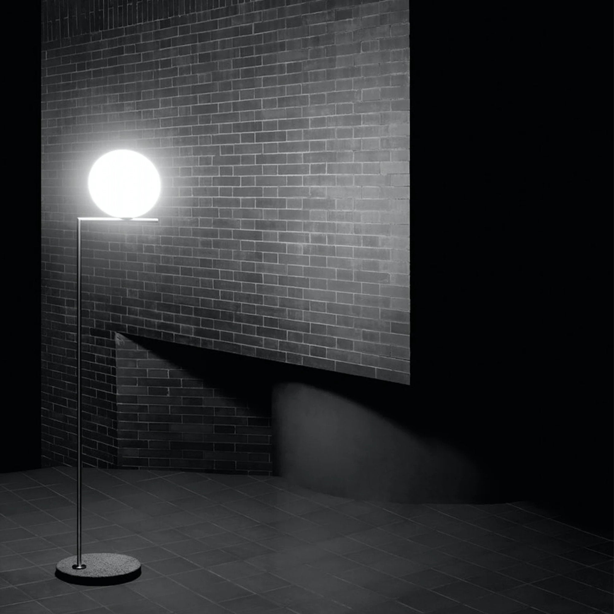 IC Lights 2 Outdoor Floor Lamp - Occhio Di Pernice/Brushed Stainless Steel-2